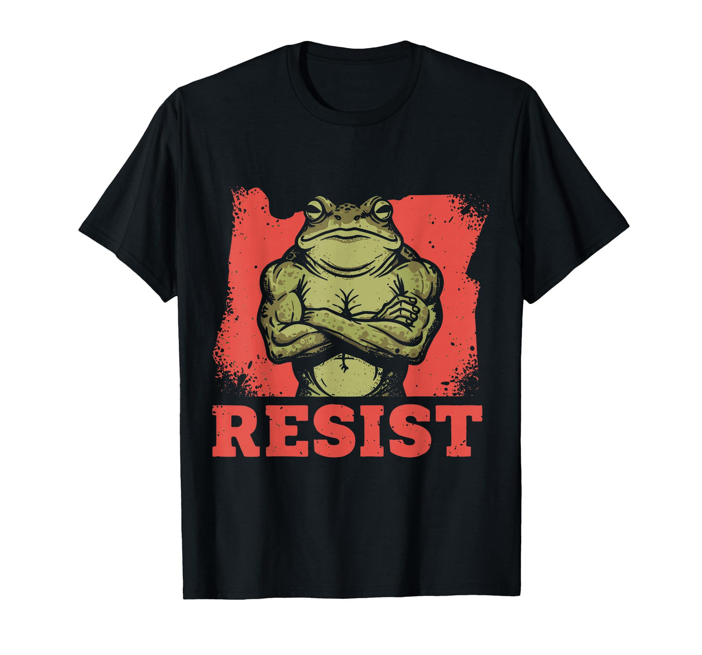 Portland Frog Protest Shirt Portland Frog Protest T-Shirt