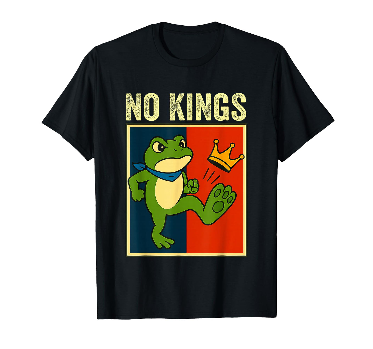 No Kings Frog Portland Protest T-Shirt