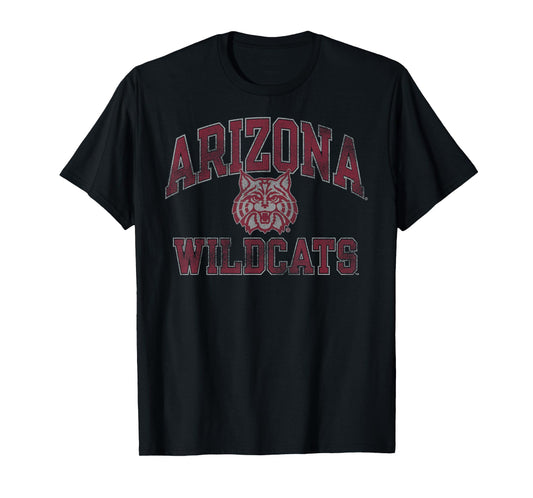 Arizona Wildcats Vintage Worn Navy Officially Licensed T-Shirt