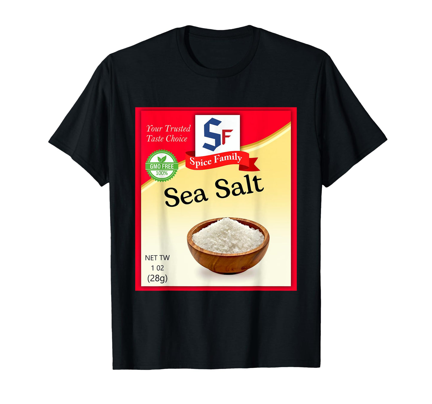 Sea Salt Condiment Costume Holiday Spice Costumes T-Shirt