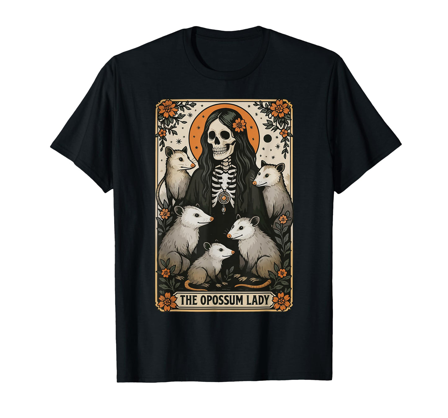 The Opossum Lady Tarot Card T-Shirt