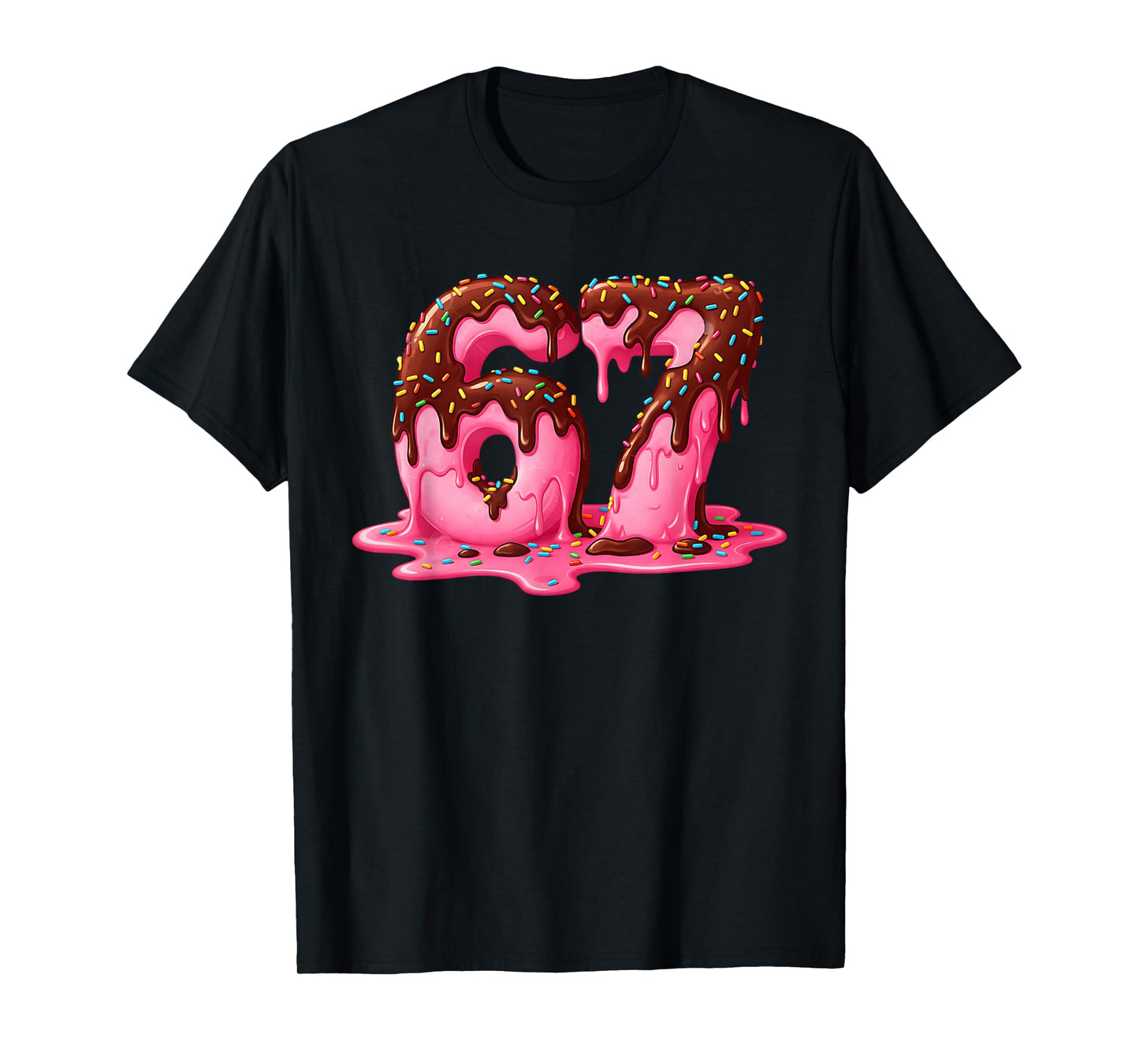 Gen Alpha Slang Kids 67 Ice Cream Drip Six Seven T-Shirt