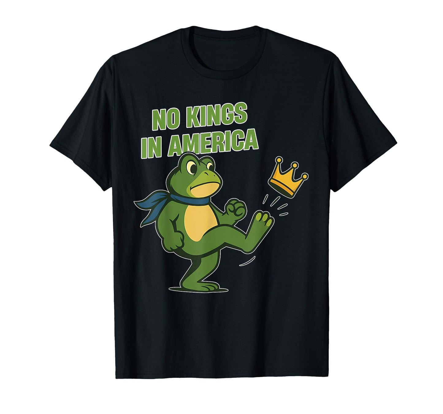 Frogs Against Fascism No Kings Men Women T-Shirt
