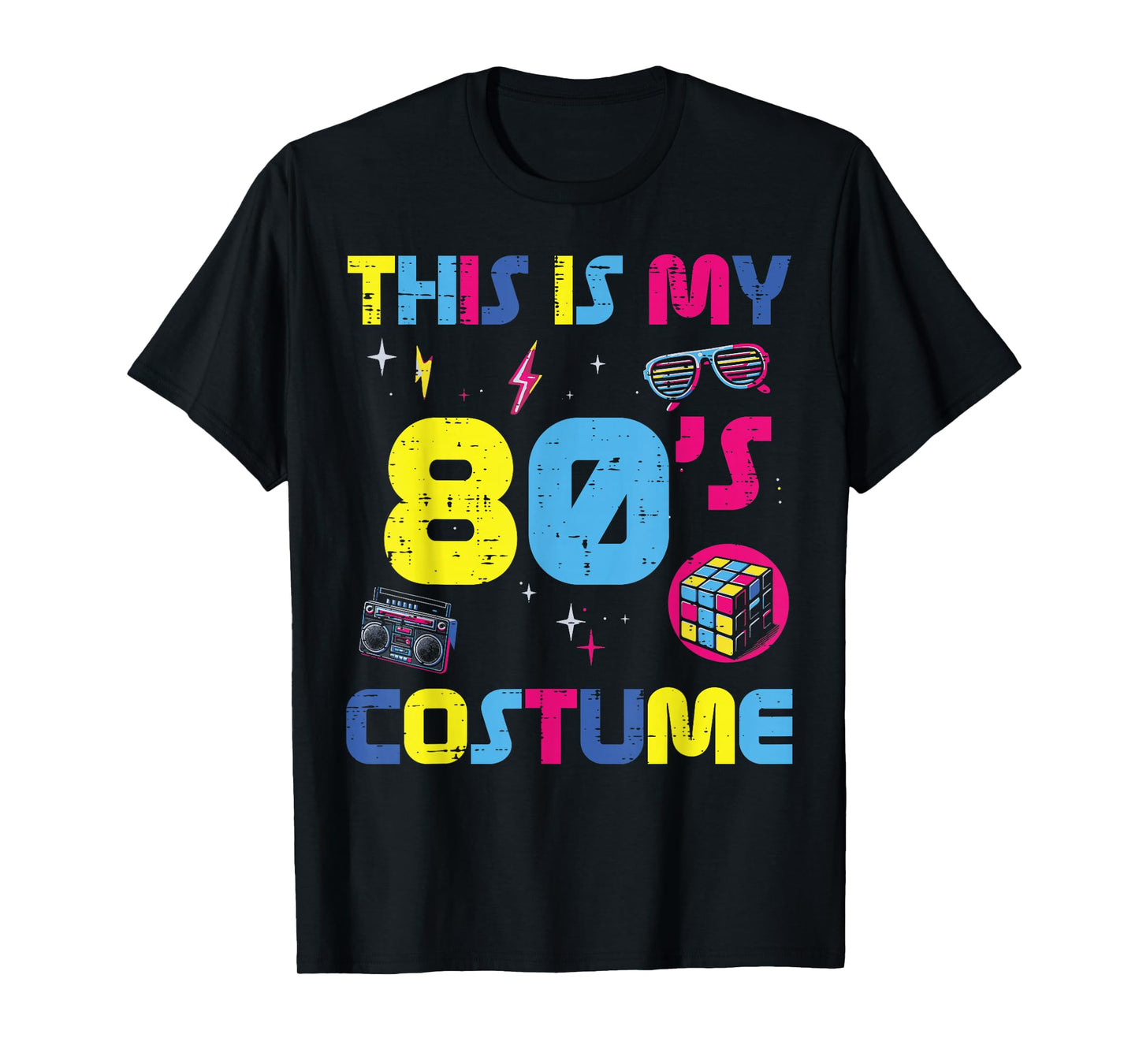 This is My 80s Costume Retro Men Women Kids T-Shirt