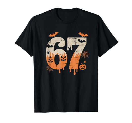 67 Six Seven Meme Halloween T-Shirt