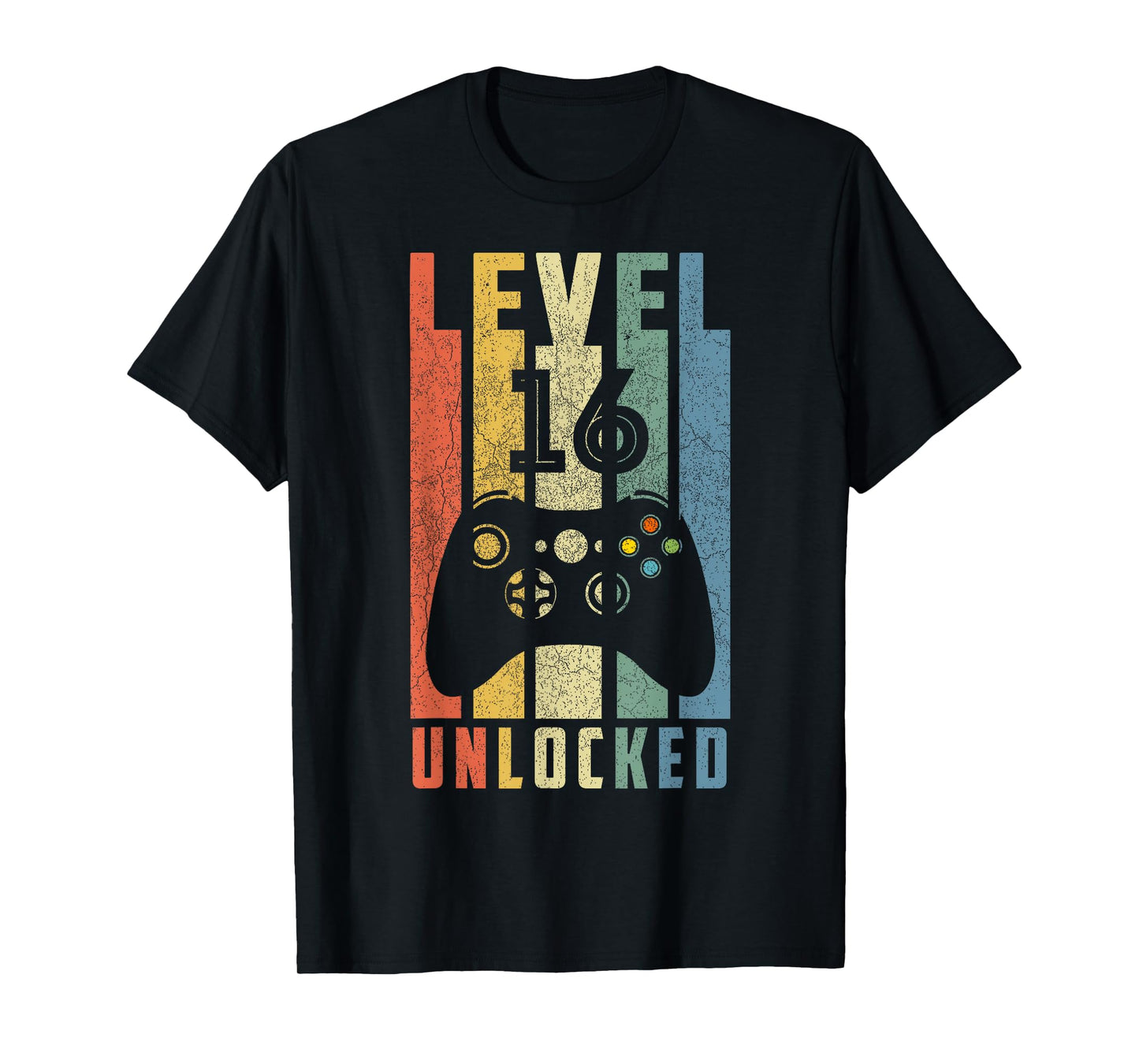 Level 16 Unlocked 16th Video Gamer Birthday Boy Gifts T-Shirt