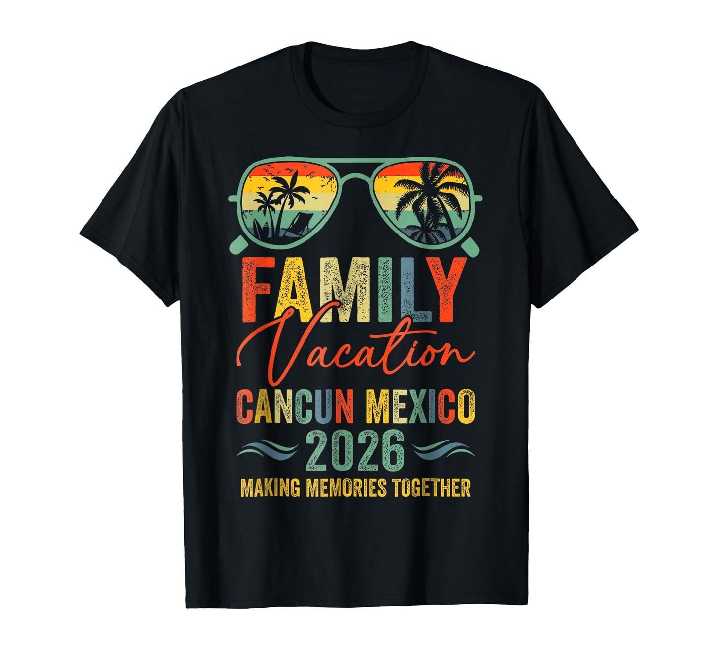 Cancun Mexico Vacation 2026 Matching Family Group Summer T-Shirt