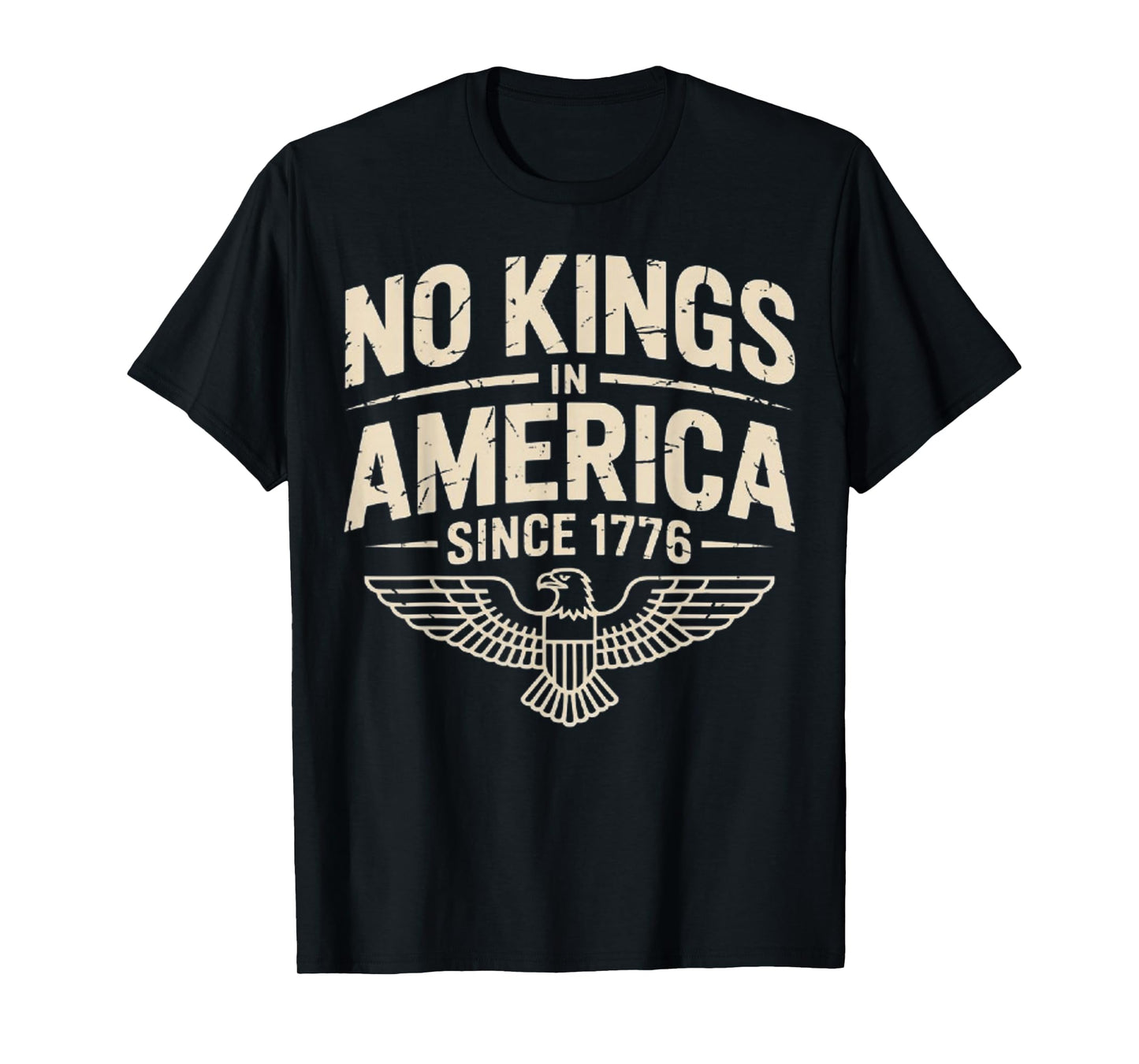 No Kings in America USA Since 1776 T-Shirt