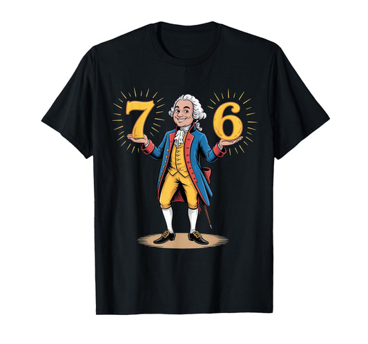 6-7 7-6 George Washington Seven Six T-Shirt