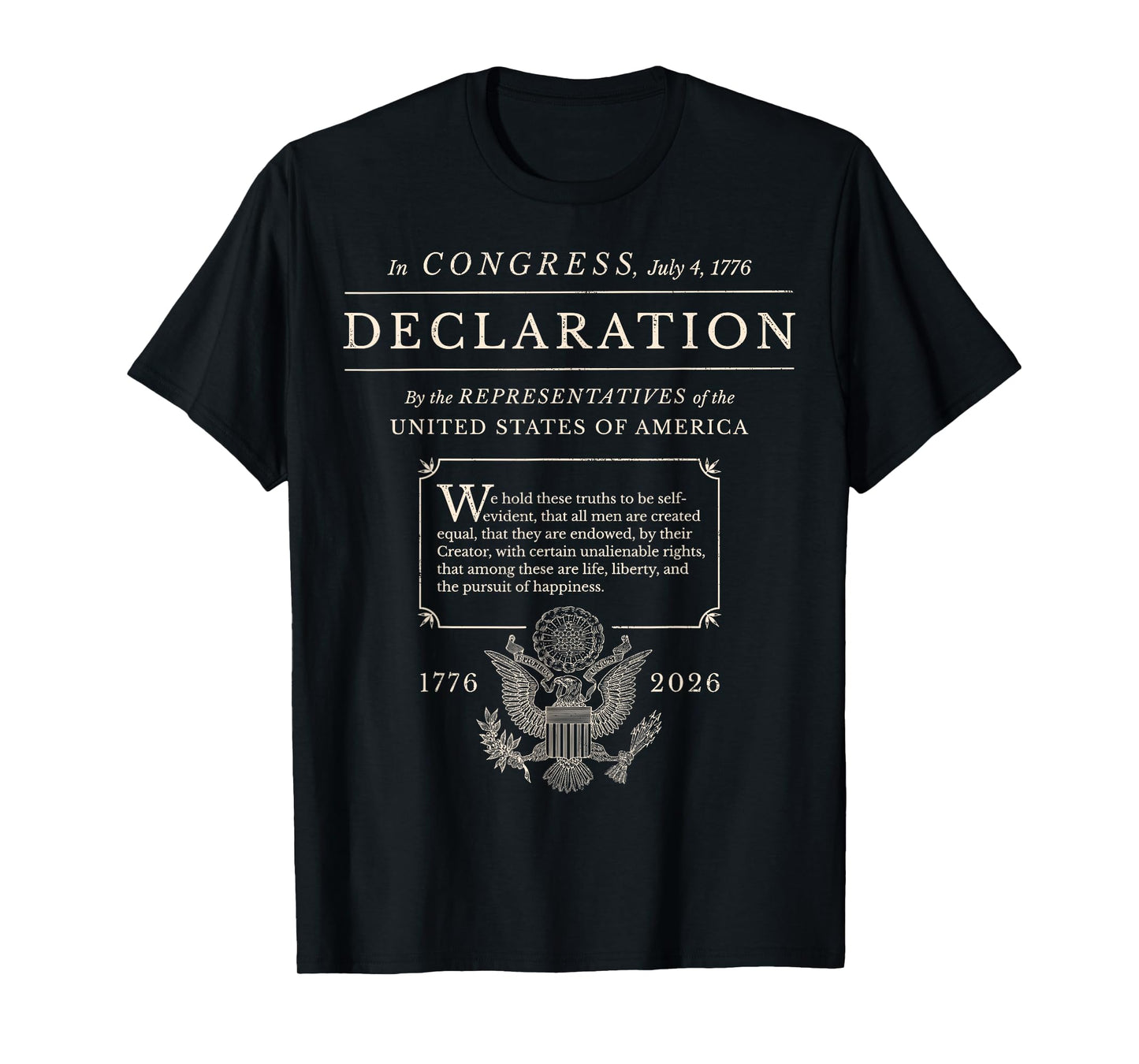 Declaration of Independence Resistance No Kings T-Shirt