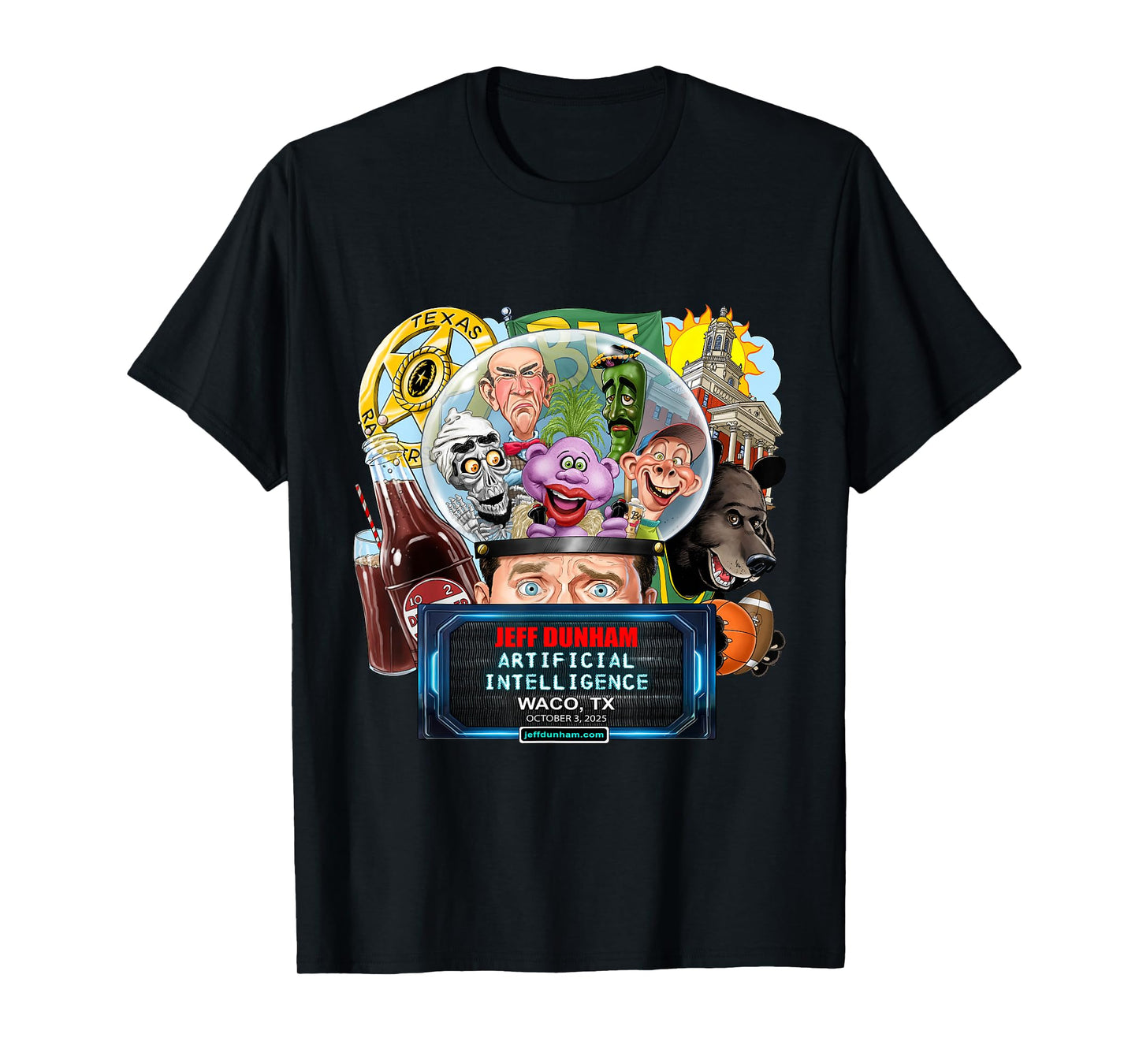 Jeff Dunham Waco, TX (2025) T-Shirt