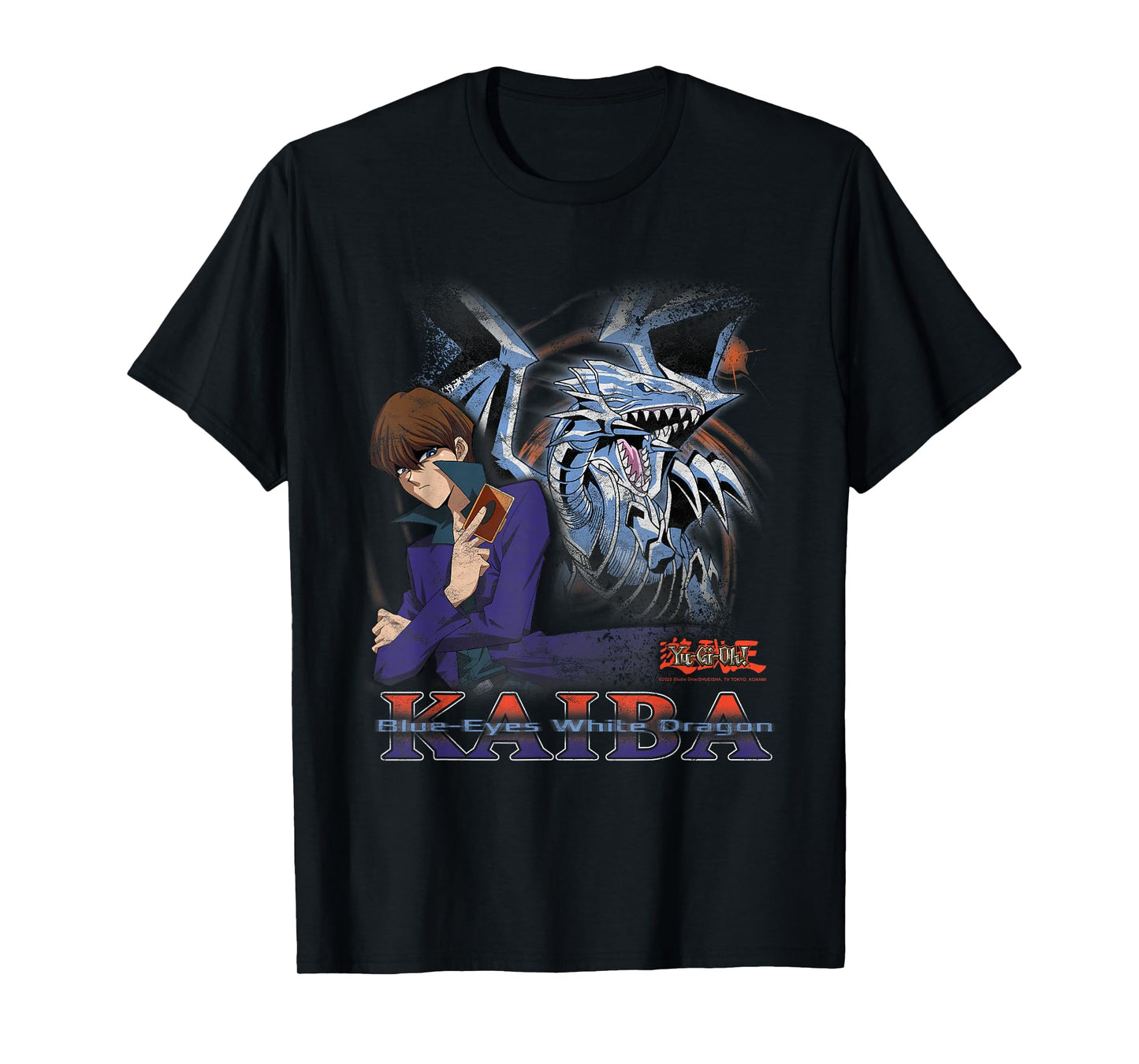 Yu-Gi-Oh! Duel Monsters Kaiba Blue-Eyes White Dragon Anime T-Shirt