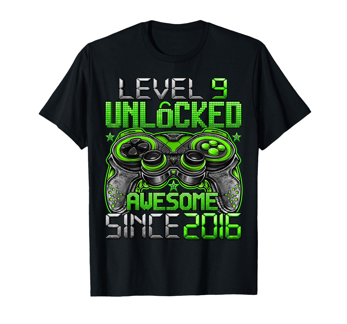 Level 9 Unlocked 9 Year Old Gifts For Boys 9th Birthday Boy T-Shirt