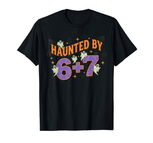 67 Meme Halloween Costume Haunted by 6-7 T-Shirt