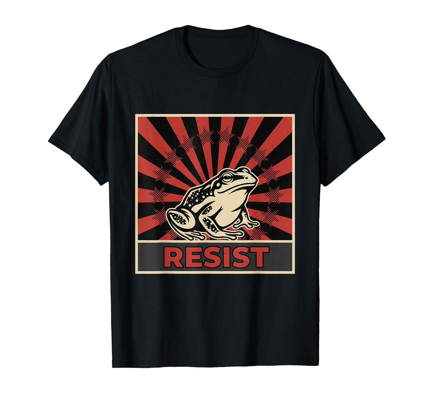 Portland Resist Frog Poster Protest No Kings Day T-Shirt