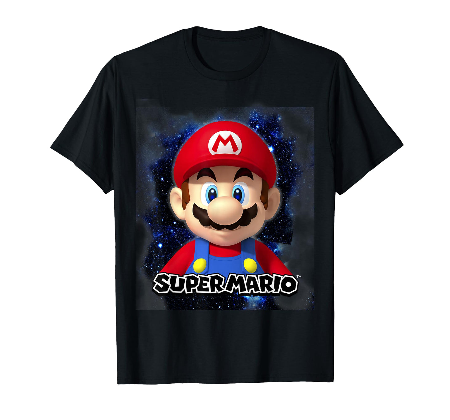 Super Mario Big Galaxy Nintendo Icon Mario Poster T-Shirt