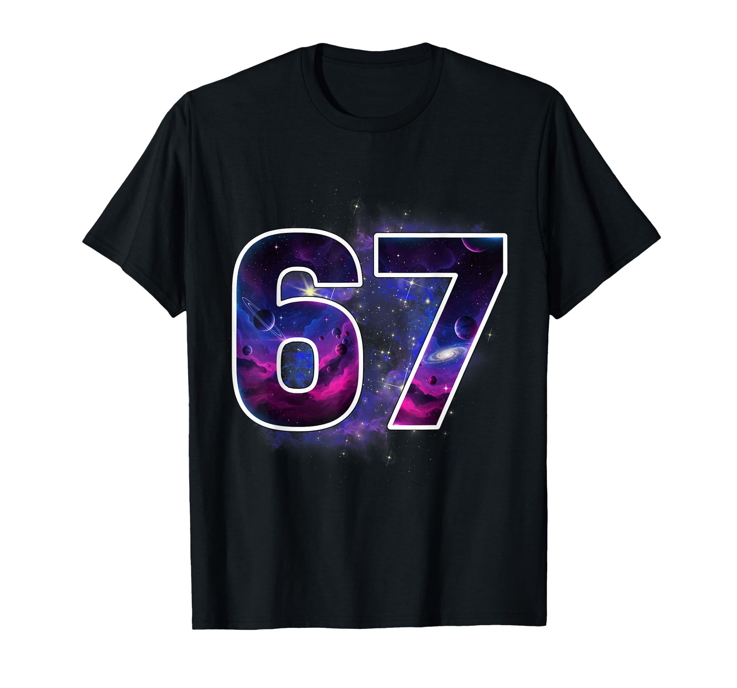 Funny Six Seven 6 7 Meme Gen Alpha Slang 6 7 T-Shirt