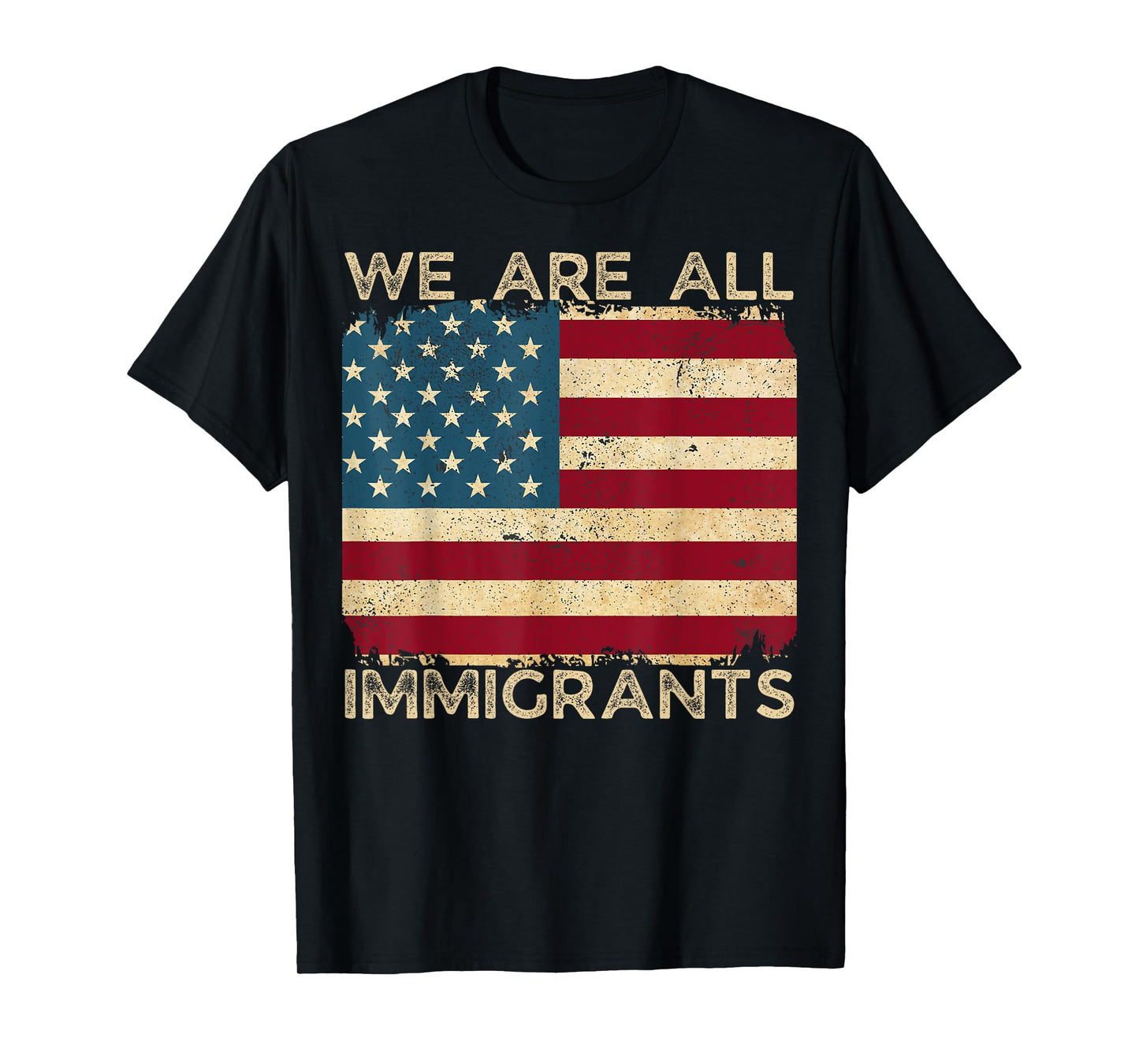 We Are All Immigrants Support Immigration Funny No Kings T-Shirt