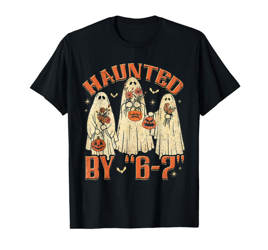 67 Meme Halloween Haunted by 6 7 Six Seven Gen Alpha Z T-Shirt