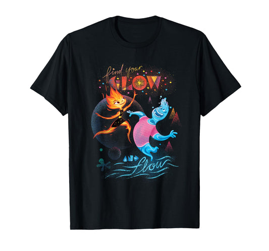 Disney and Pixar’s Elemental Find Your Glow and Flow T-Shirt