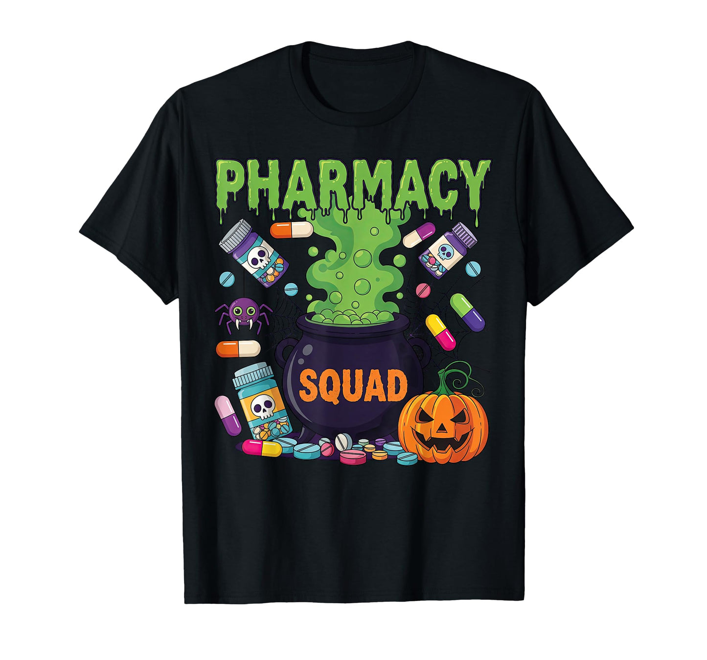 Funny Pharmacy Squad Halloween Matching Trick or Treat T-Shirt