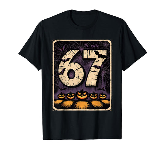 67 Meme Shirt, Six Seven Funny Halloween Design T-Shirt