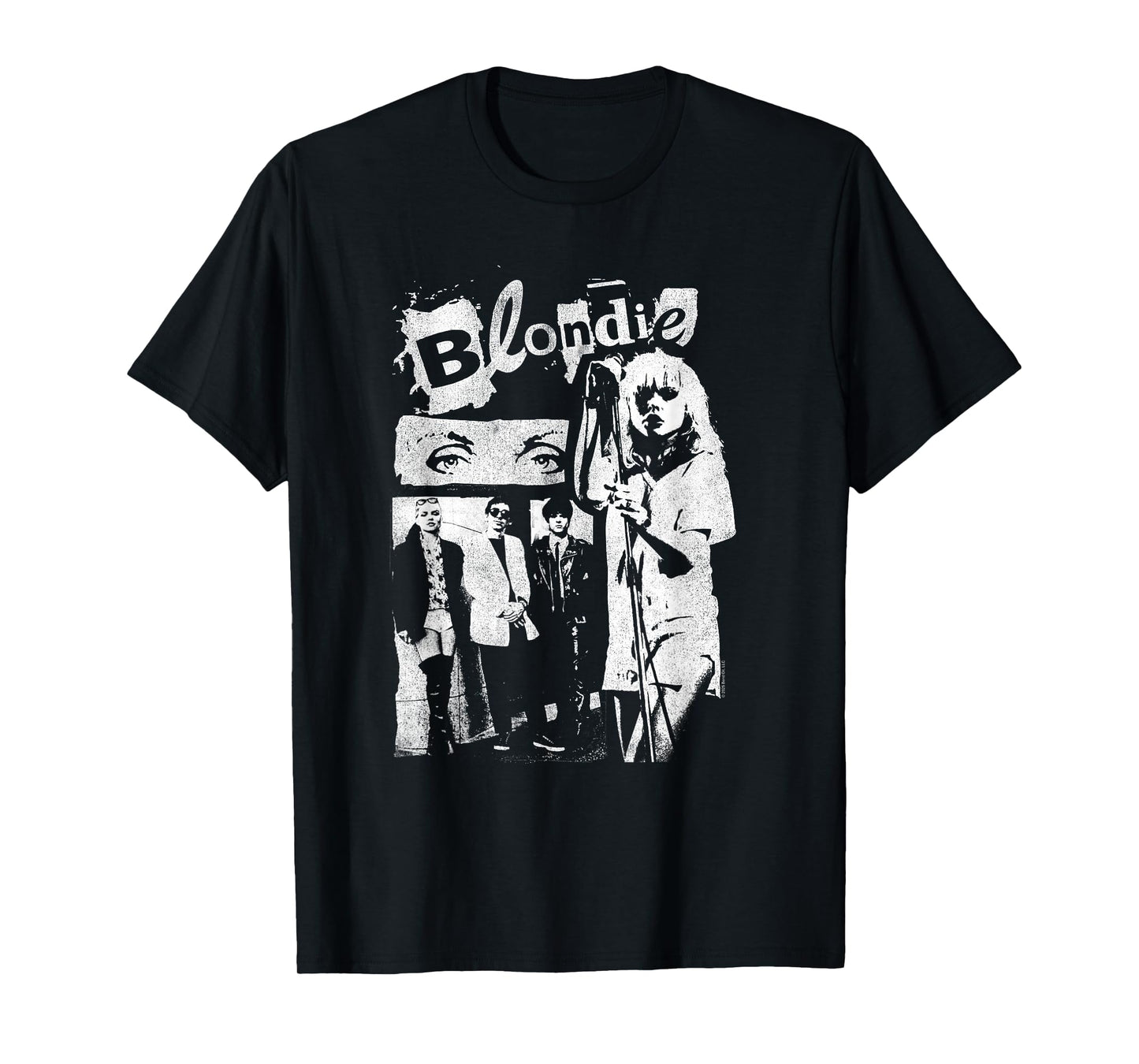 Blondie Punk Zine Collage Vintage Band T-Shirt