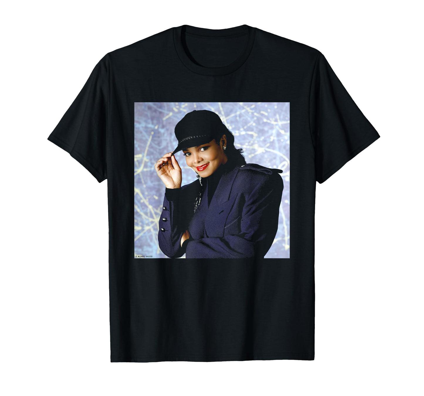 Pop Singer Janet Jackson Portrait by Michael Grecco T-Shirt