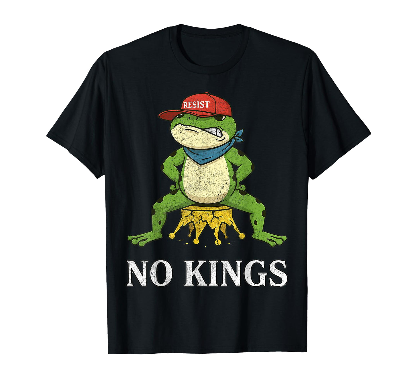 Freedom Portland Frog Resist No Kings T-Shirt