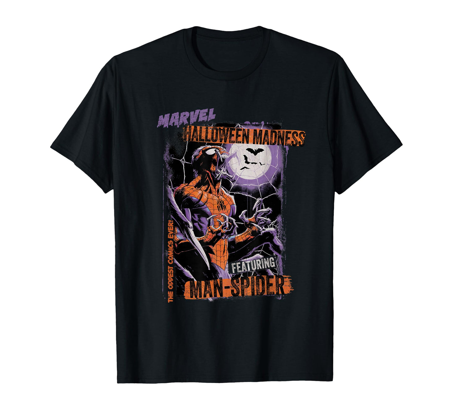 Marvel Spider-Man Halloween Madness Featuring Man-Spider T-Shirt
