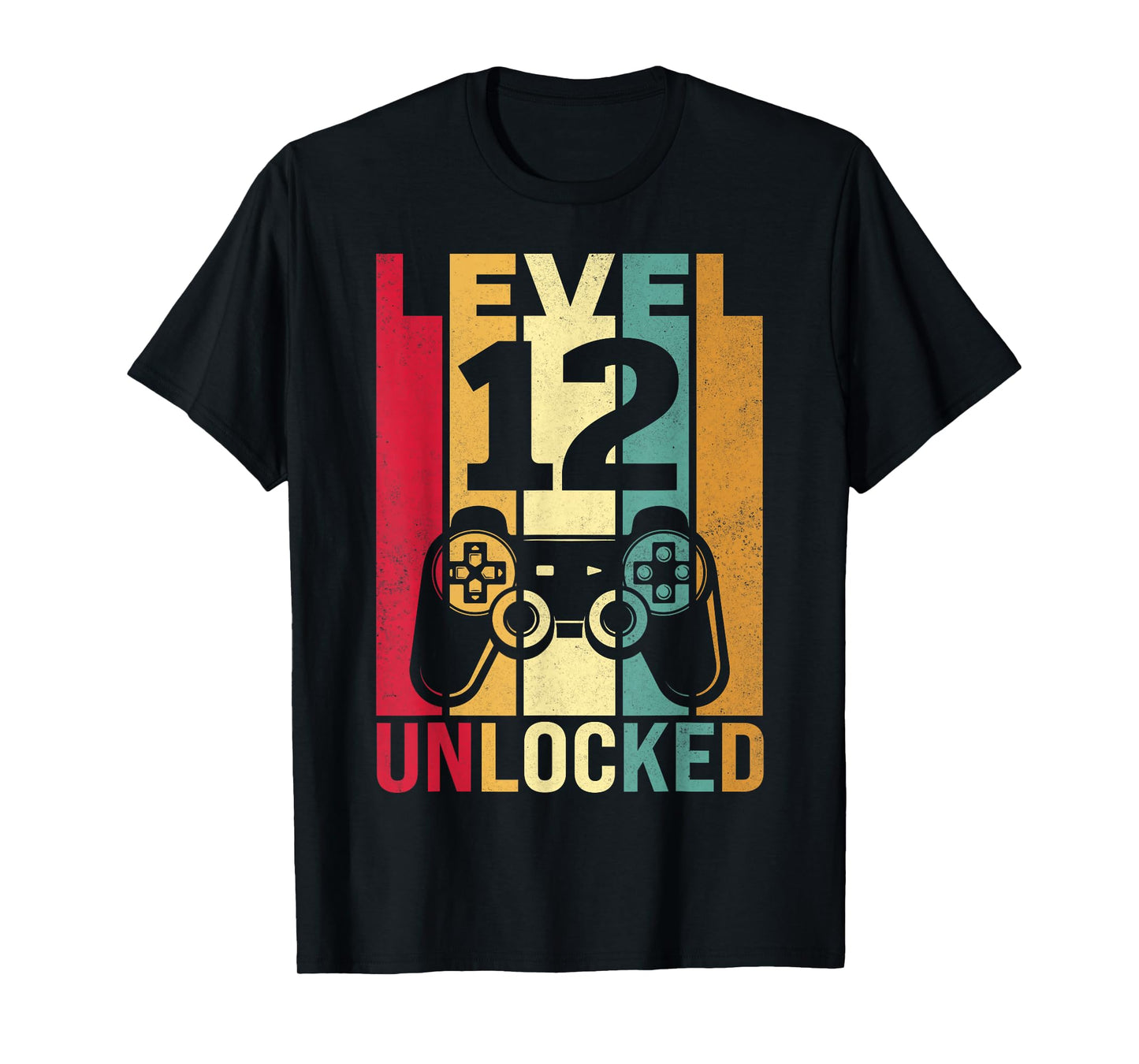 12yr 12 Birthday Boy Son Funny Gamer 12th Years Old Birthday T-Shirt