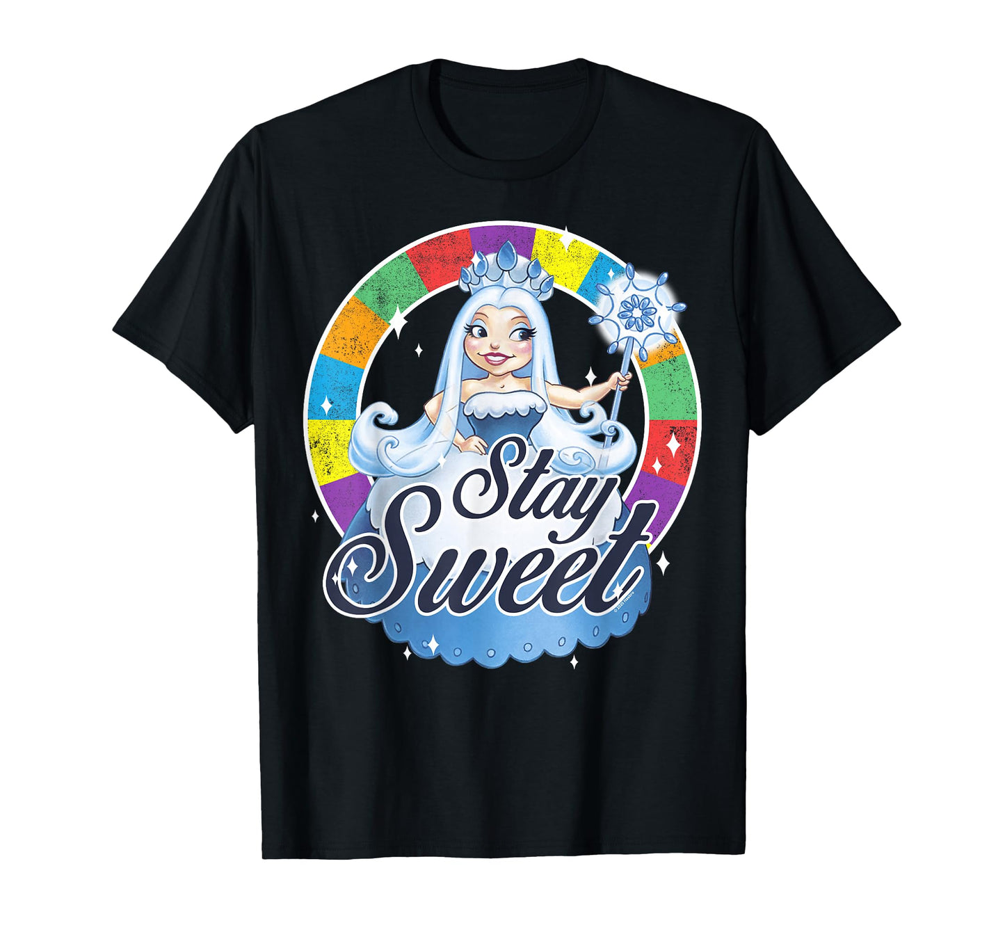 Candy Land Stay Sweet Princess Frostine Game Wheel Logo T-Shirt