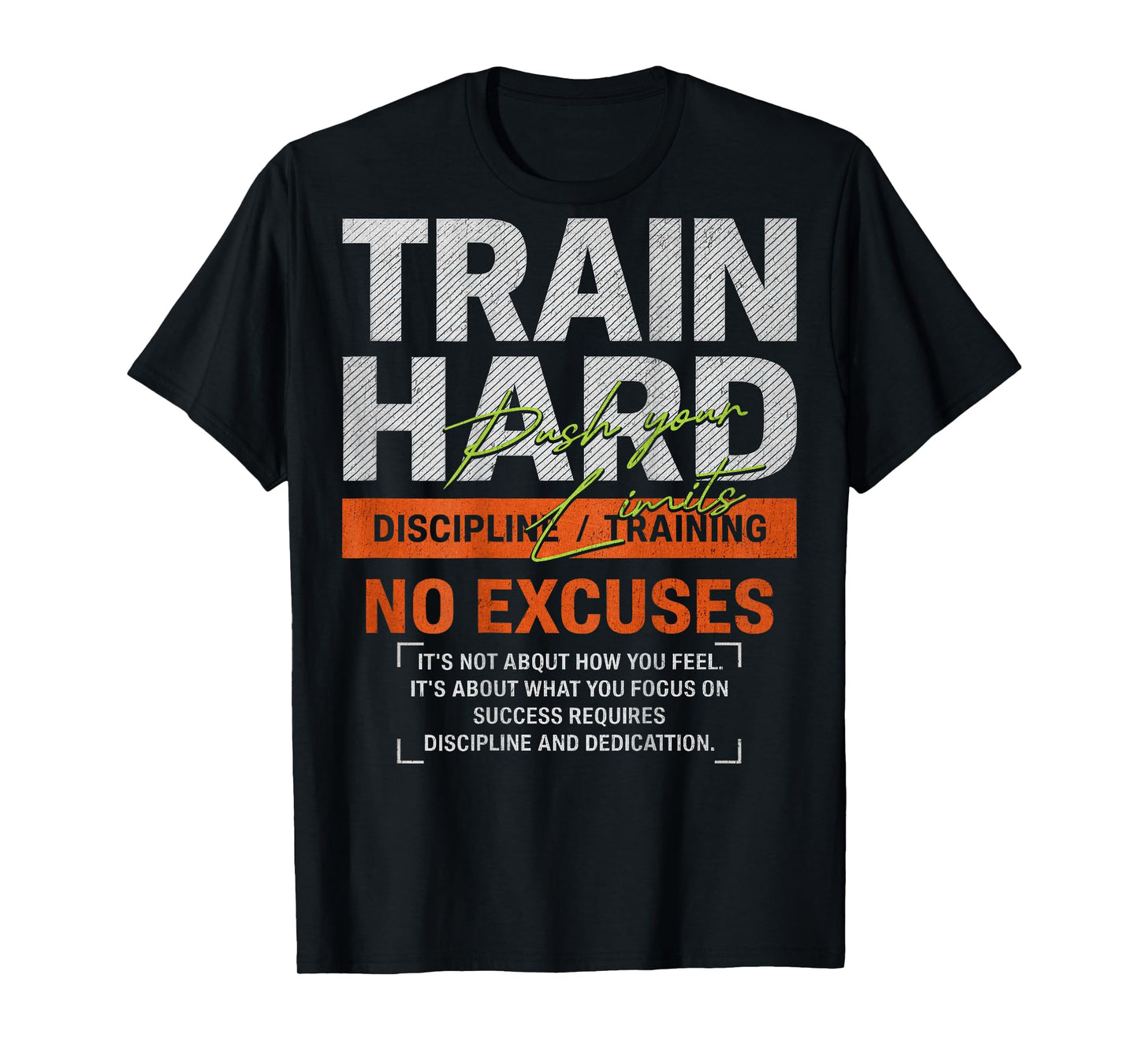 Fitness Quote Y2K Gym Training Back Print Yoga Sport Workout T-Shirt