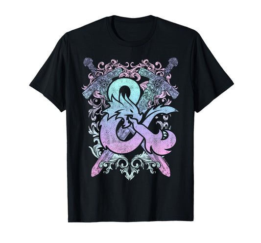 Dungeons & Dragons Ampersand Pastel Logo T-Shirt