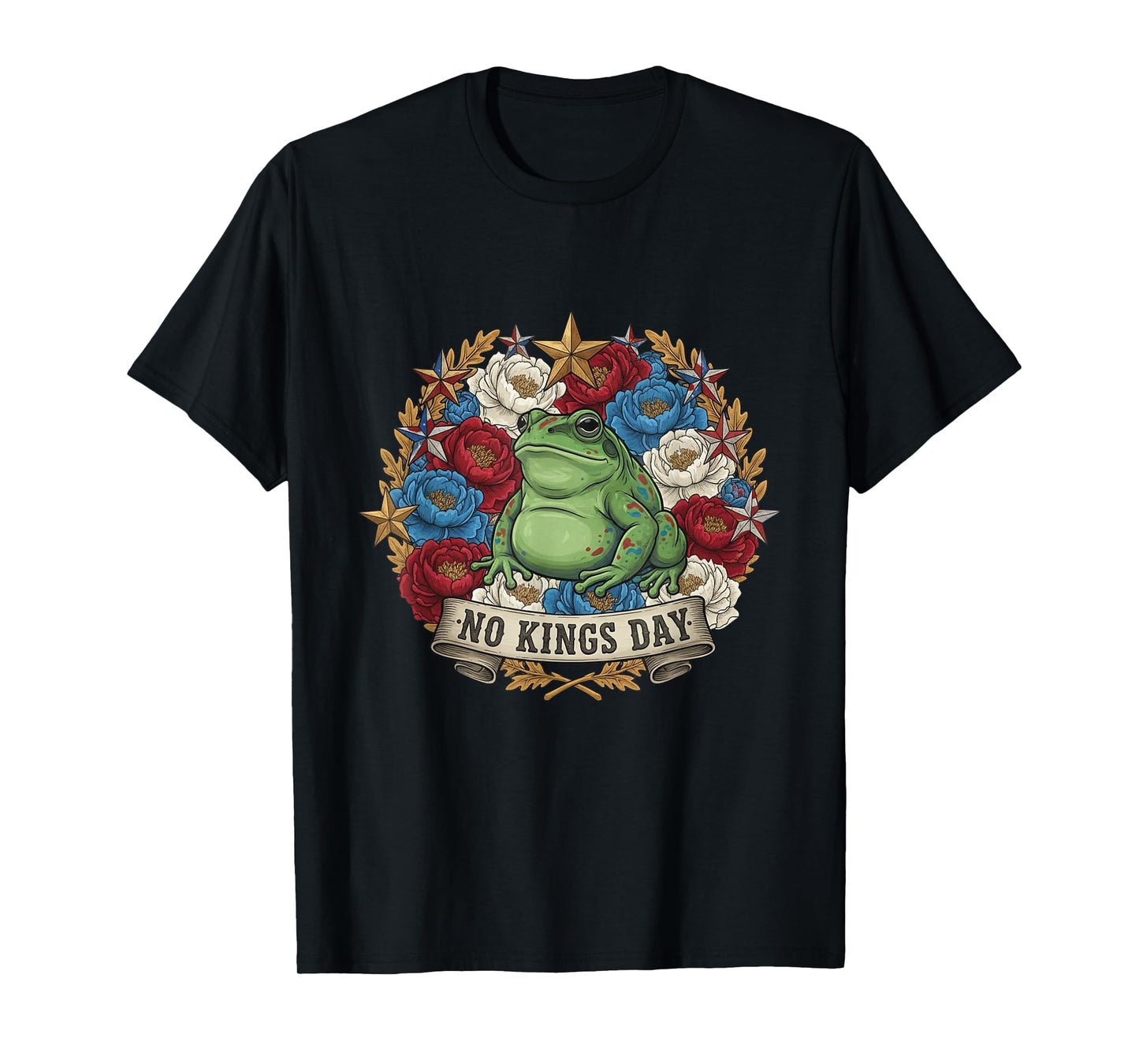 No Kings Day Portland Shirt Frog Protest T-Shirt