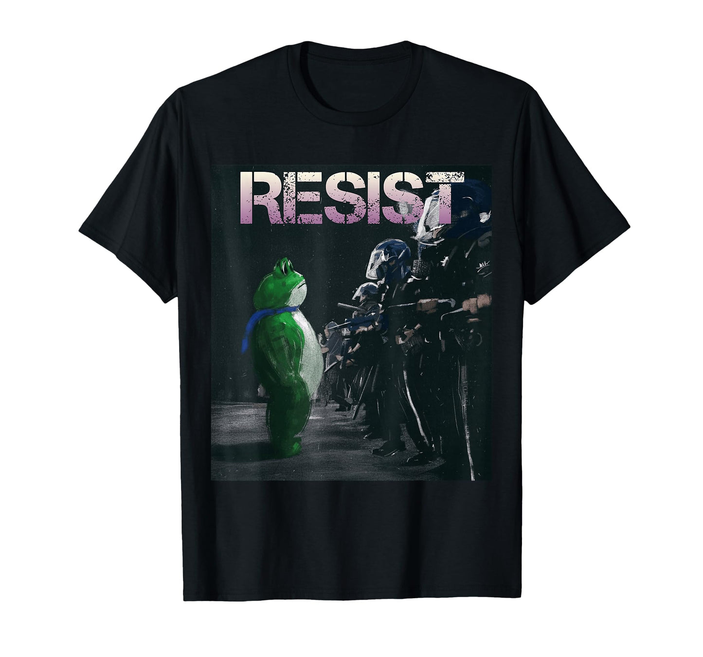 Portland Frog Protest Resist for Men Women T-Shirt