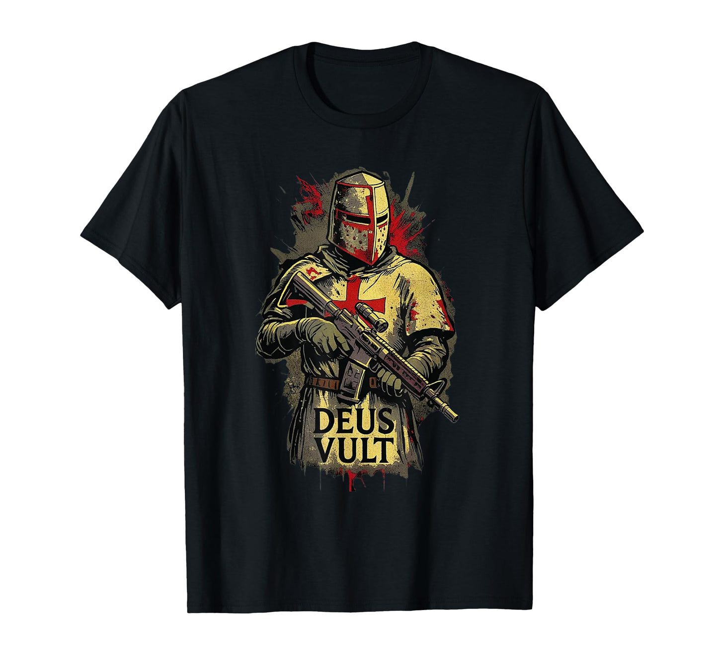 Catholic Knight Templar Crusader Cross T-Shirt