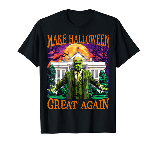 Donald Trump Zombie Make Halloween Great Again Trump Costume T-Shirt
