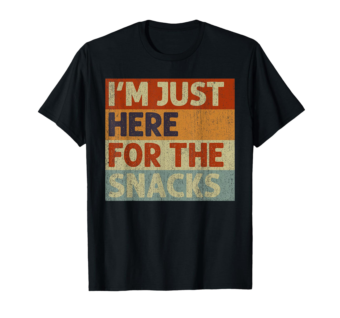 I'm Just Here For The Snacks Funny Saying Toddler Kids T-Shirt
