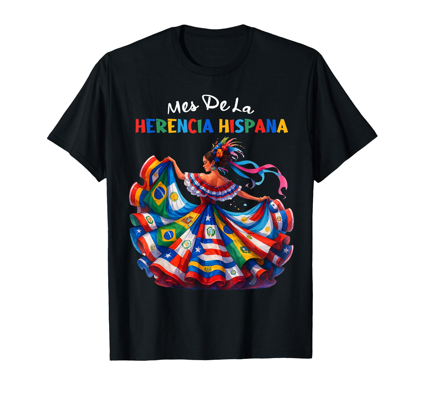 Mes De La Herencia Hispana Hispanic Heritage Month Womeen T-Shirt