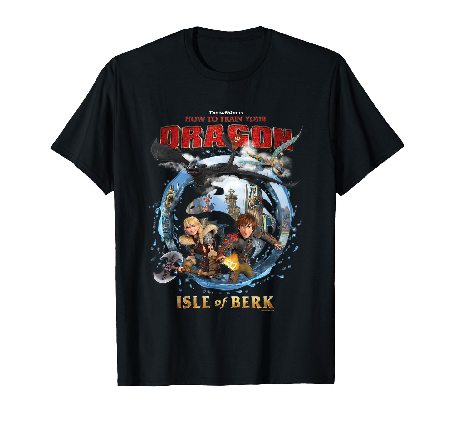 Universal Epic Universe Isle of Berk Dragons Portal Opening T-Shirt