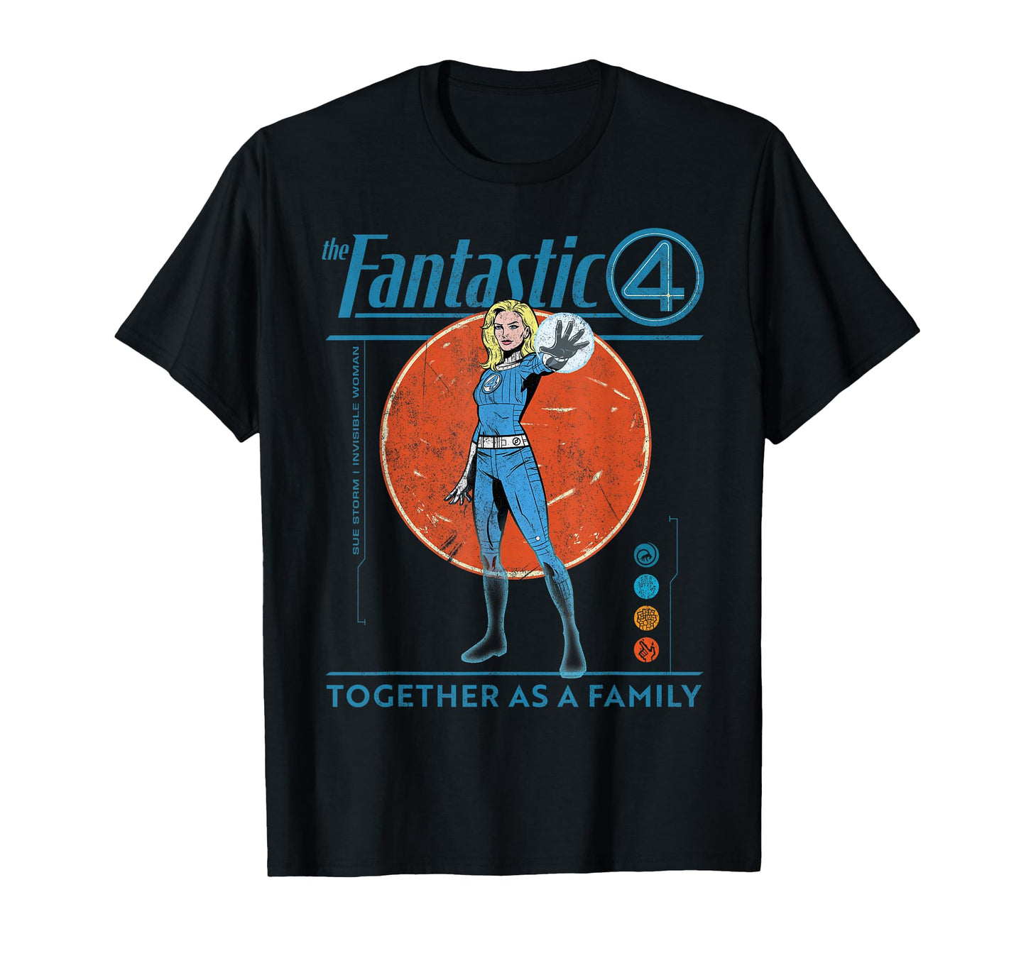 Marvel Fantastic Four: First Steps The Invisible Woman Retro T-Shirt