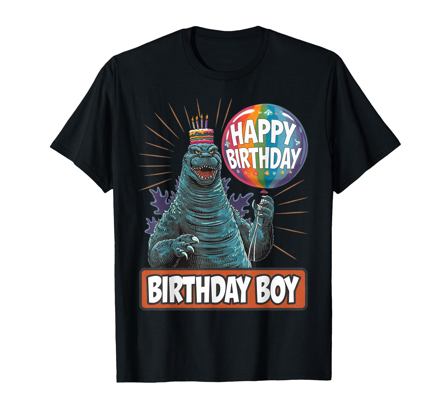 Kaiju Birthday Boy Fun Monster Movie Party Decoration Gifts T-Shirt