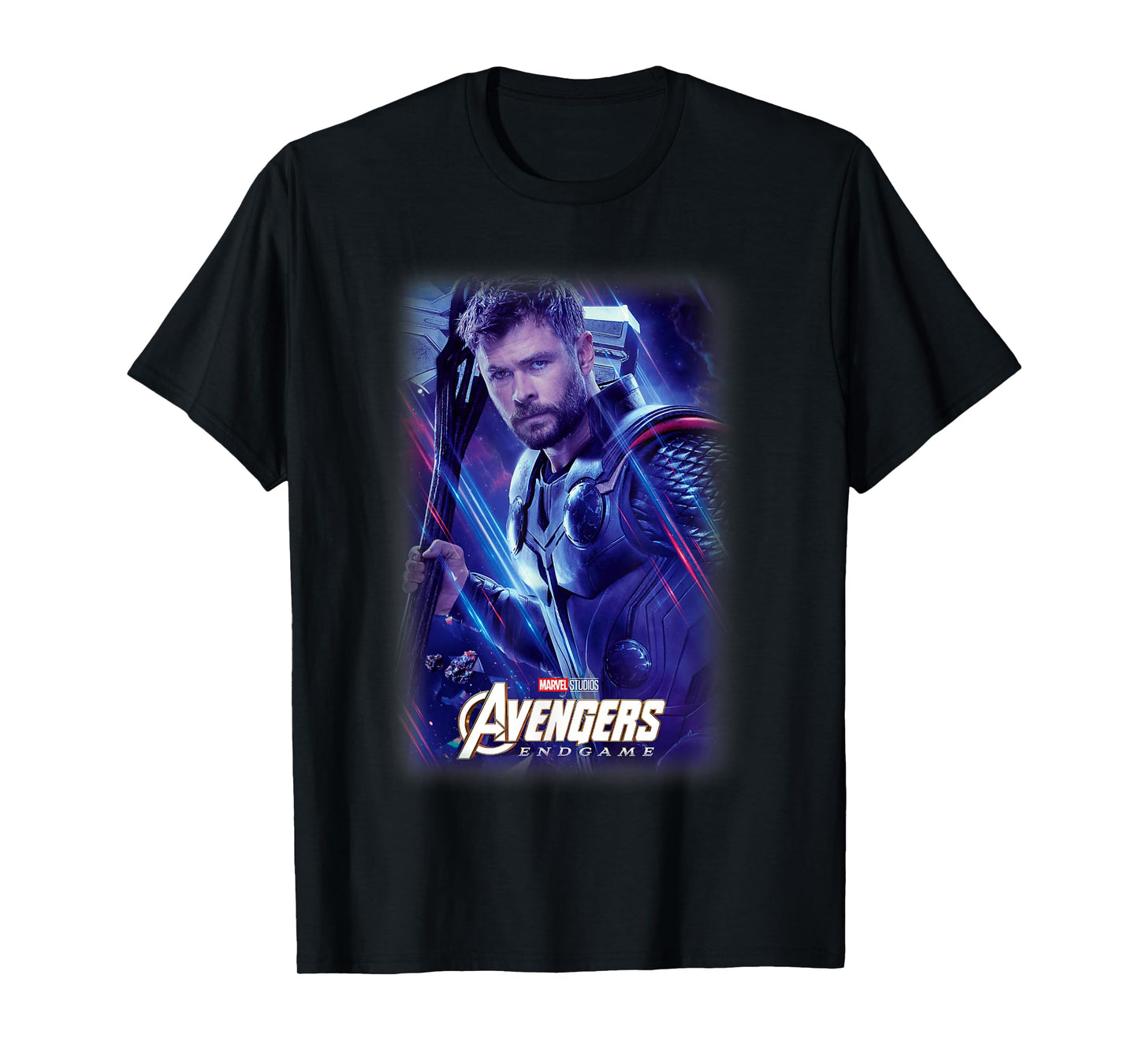 Marvel Avengers Endgame Thor Galactic Poster T-Shirt
