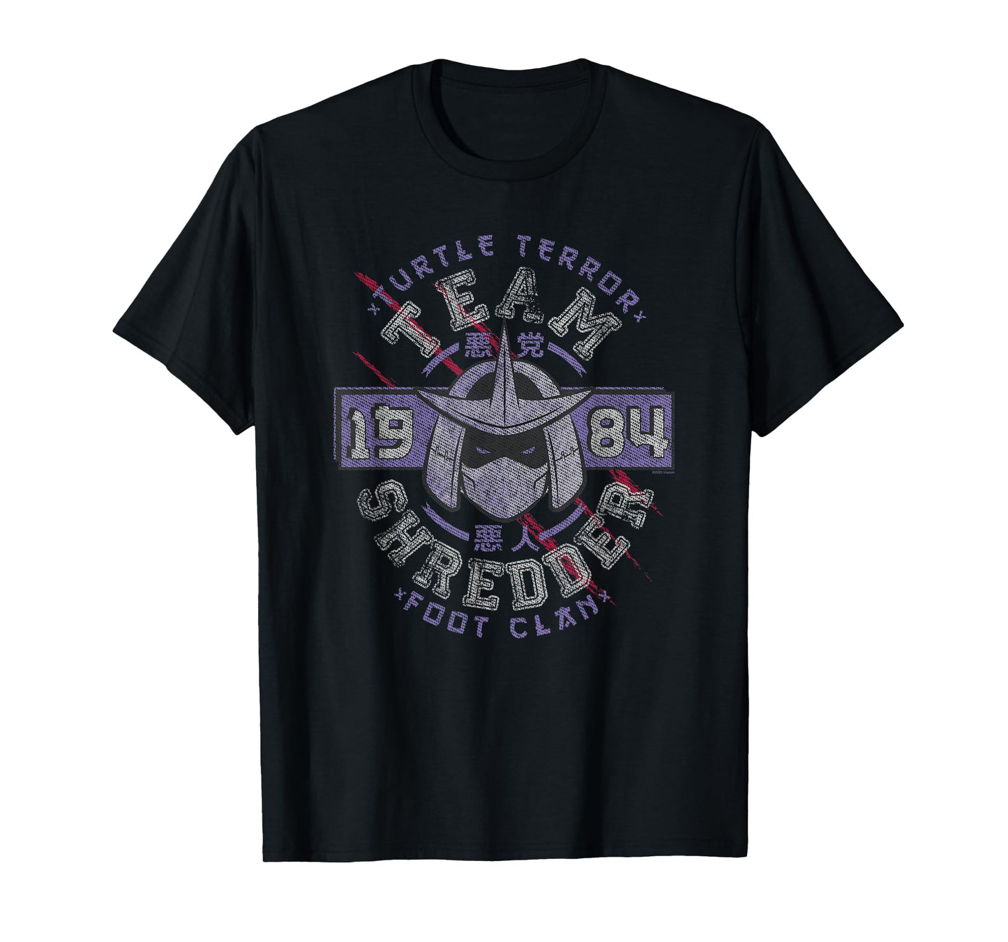 Teenage Mutant Ninja Turtles Team Shredder Foot Clan Cartoon T-Shirt
