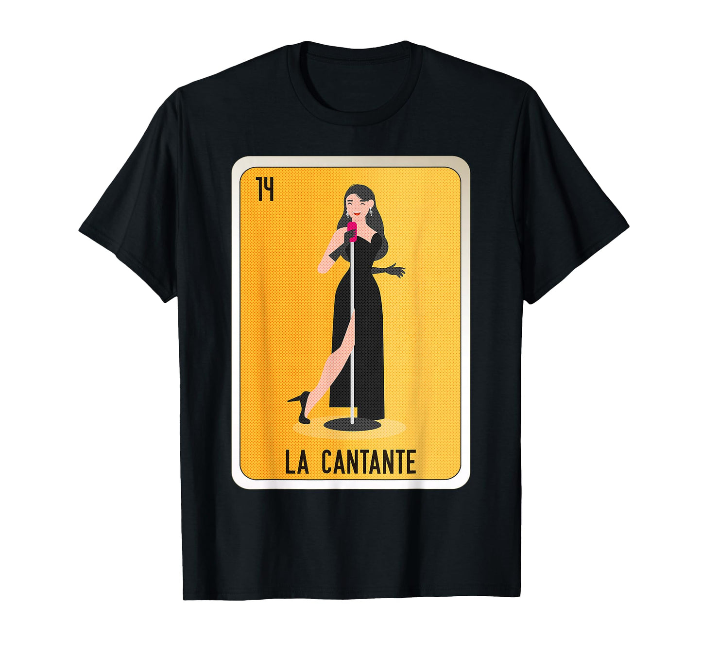 La Cantante Mexican Slang Chicano Bingo Cards T-Shirt