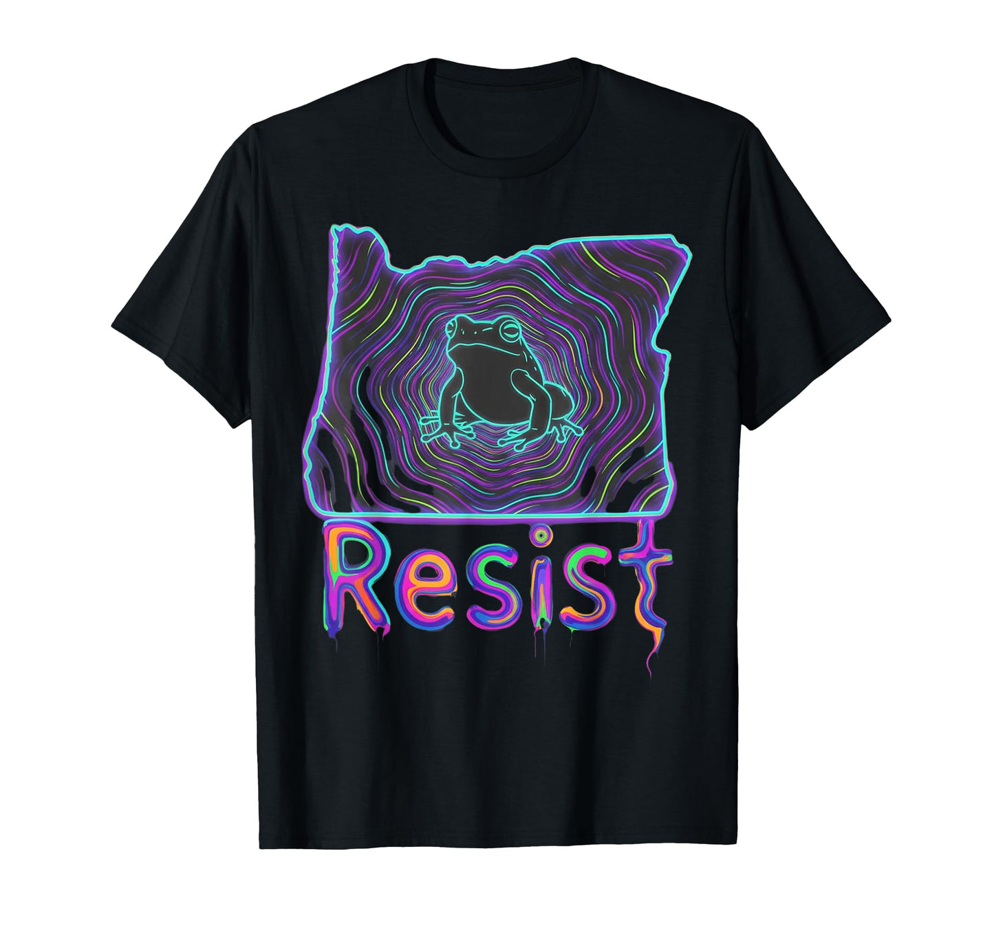 Portland Frog Protest Shirt Funny Portland Frog Protest T-Shirt