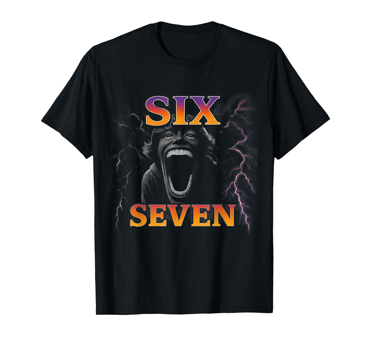 67 Six Seven Bootleg 6 7 Meme Design Funny 6 7 T-Shirt