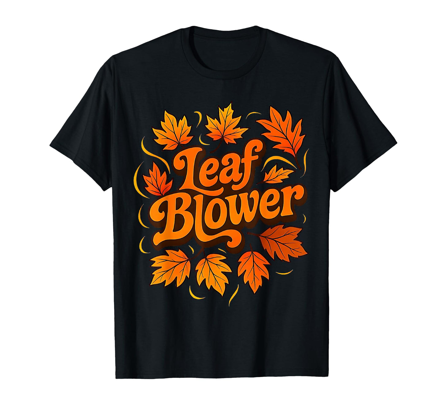Funny Leaf Blower Fall Costume Couple Halloween Matching T-Shirt