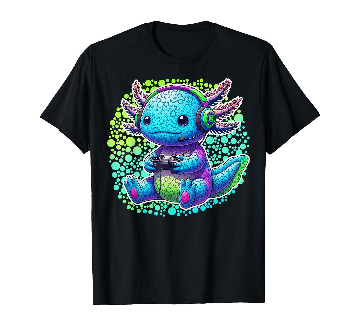 Happy Dot Day Axolotl Gamer Gamesolotl Kids Boys Girls Youth T-Shirt